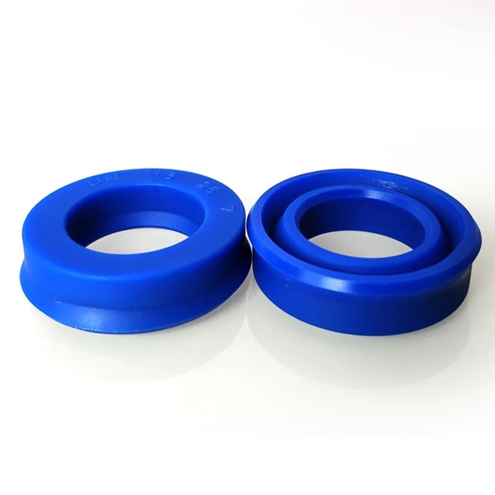 Guarnizione radiale dell'albero delle Nazioni Unite, Guarnizione idraulica in poliuretano da 10 pezzi 38 mm | Guarnizione for stelo pistone, 32 MPa, da -30 a 80 ℃, PU(38x45x5mm)