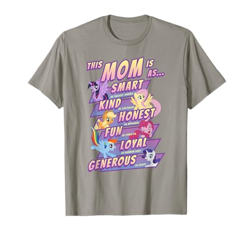 T-Shirt My Little Pony Fête des Mères pour femme en coton