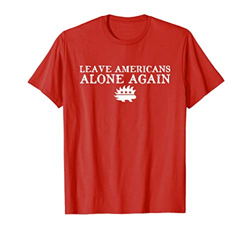 Vintage Distressed Libertarian Leave Americans Alone Again