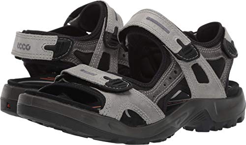 Image of ECCO Men's Yucatan Sandal, wild dove /dark shadow, 47 M EU (13-13.5 US)