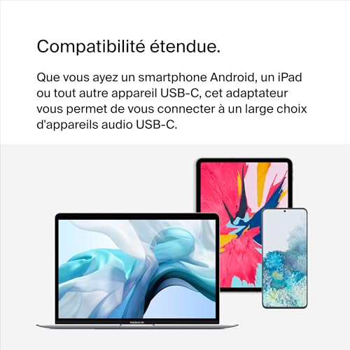 Adaptateur RockStar USB-C 3,5 mm : résout la panne de batterie durant l'écoute - 5