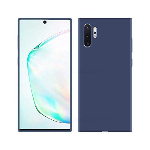 Image of Case Creation Luxurious OG Series for Samsung Galaxy Note 10+ Case Cover,Anti-Dirty Slim Case Frosted Matte Cute Candy TPU Raised Bezel (Splash of Color) Back Cover for Samsung Note 10+ -Navy Blue