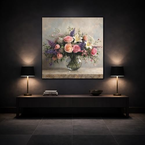 Impression sur toile bouquet floral pour dessus de canapé - 3
