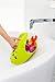 Boon FROG POD Mini Scoop Toddler Bath Tub Wall Toy Storage and Drain Organizer, Green