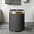 URALFA Automatic Motion Sensor Bathroom Trash Can with Lid, 10.5 Liter / 2.8 Gallon Touchless Trash Bin, Smart Dog Proof Garbage Can, Small Waste Basket for Toilet, Office, Bedroom (Dark Grey)