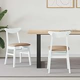 Confort et charme intemporel Profitez de sièges confortables qui rendent chaque repas spécial. Le design intemporel des chaises pour table à manger ajoute une touche élégante à votre pièce et crée une atmosphère agréable pour les dîners ou les heures calmes.