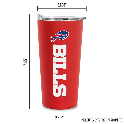 Image of Rico Industries NFL Football Soft Touch, Easy Grip Tumbler
