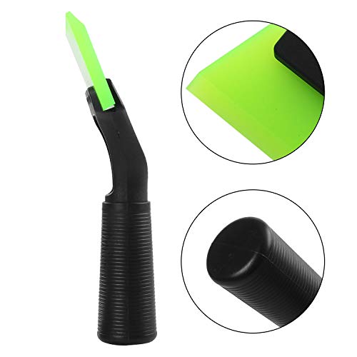 5 Inch Shower Squeegee, Window Tint Squeegee For Car, Rv, Windshield, Bathroom, Glass, Mirror, 1 Non-Slip Rubber Squeegee+1 Spare Water Blade #TOP3