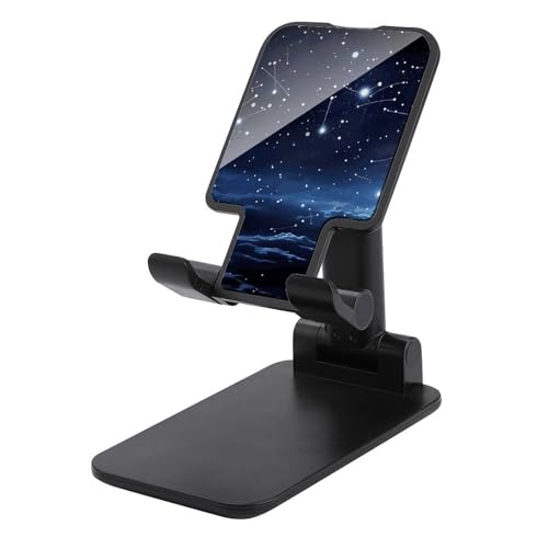 Support téléphone bureau ciel nocturne étoilé pour s'évader du stress quotidien
