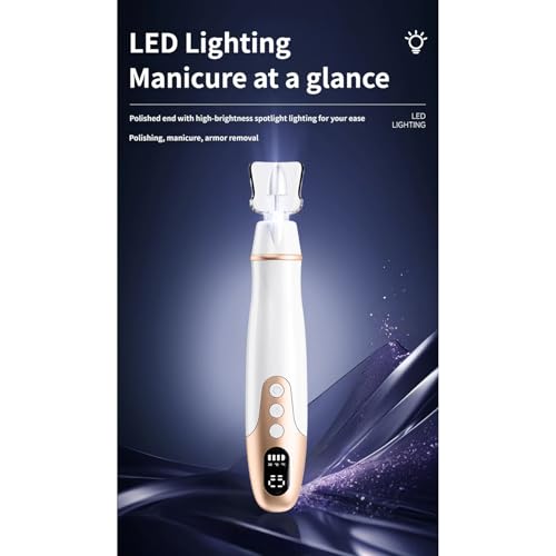 Juego de manicura inalámbrico de 35000 RPM con diseño ergonómico para un cuidado preciso en casa 7
