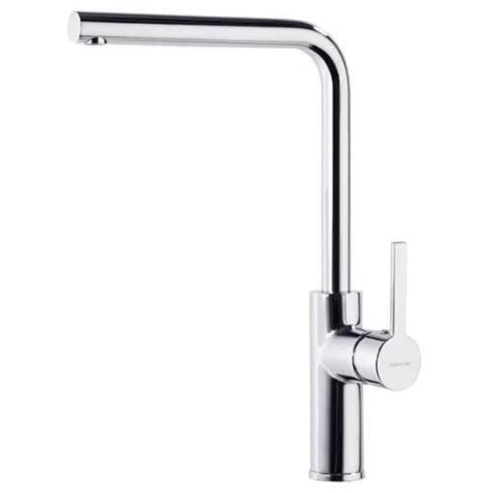 Ramon Soler Grifo de Fregadero de Cocina Monomando con Caño Alto Recto Cromado con Sistema S2 de Ahorro de Agua Serie Drako