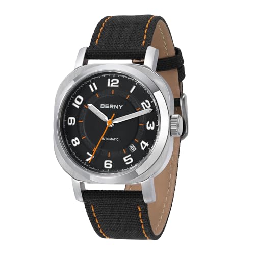 Image of BERNY Automatic Watch for Men, 50M Waterproof, Super Luminous,Classic Style