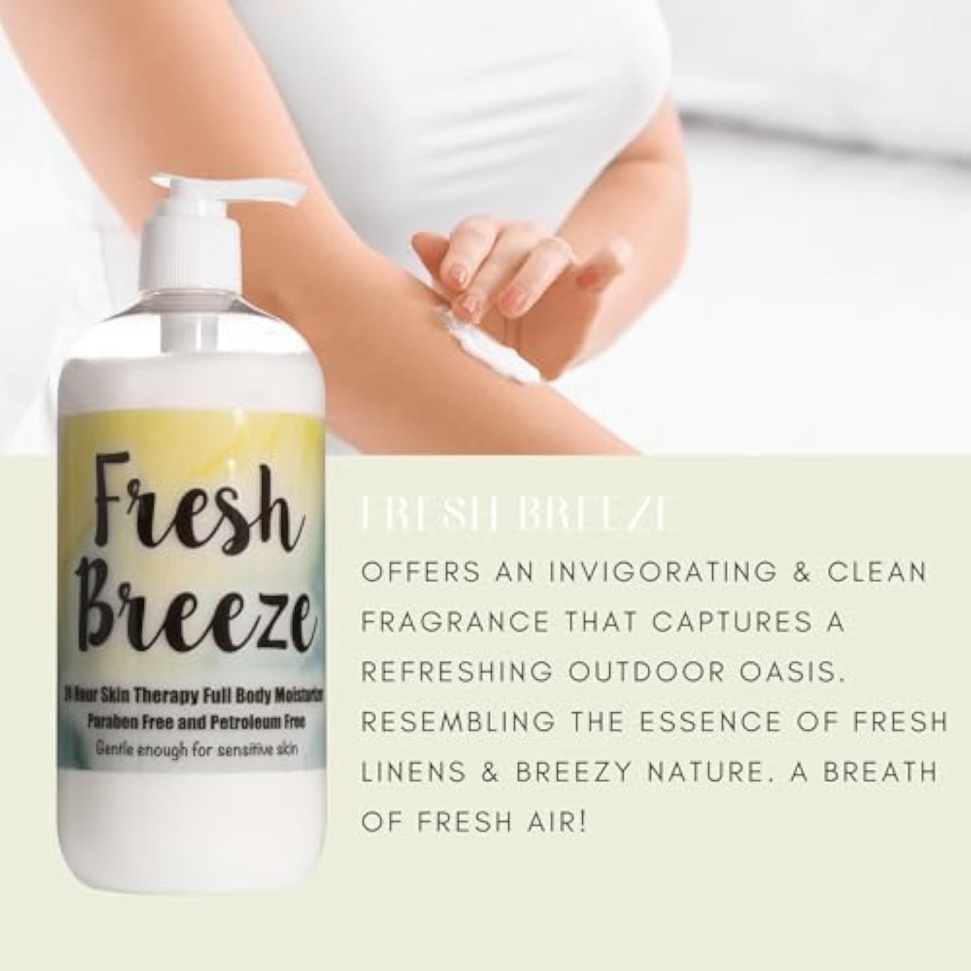 24 Hour Skin Therapy Fresh Breeze 16oz, Moisturizing Gift