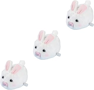 SAFIGLE 3 Pçs Coelho De Pelúcia Relógio Bichinhos Brinquedos Forma Brinquedos Bichos De Pelúcia Para Crianças Adorável Brinquedo De Pelúcia Animal Brinquedo De Pelúcia Para Crianças