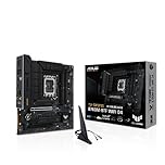 ASUS TUF GAMING B760M-BTF WIFI D4 – Carte mère gaming Intel B760 LGA 1700 ATX (DDR5, 20+1 DrMOS, 5 x M.2, 16 x PCIe 5.0, Wi-Fi 6E, 2 x Thunderbolt 4, USB Type-C Quick Charge 4+, Aura Sync RGB)