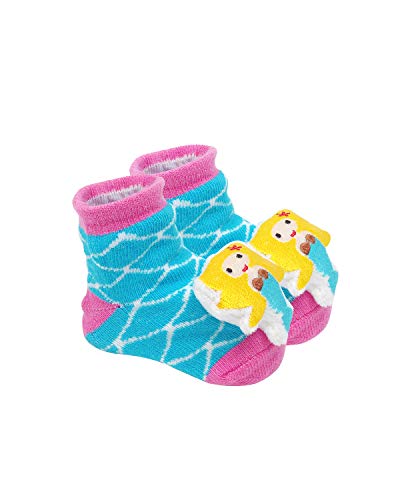 Wrapables® Cute 3D Cartoon Anti-Skid Baby Booties Sock Slipper Shoes (Set of 6)4