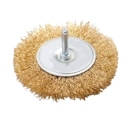 Brosse coupelle métallique pour meuleuse d'angle et perçage 65x34mm