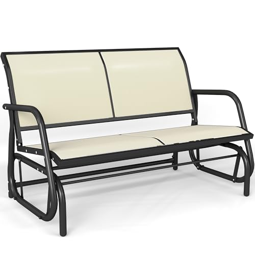 KROFEM Mesh Glider Loveseat