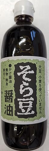 高橋商店 そら豆 醤油 500ml×12本 大豆、小麦を使っていません 常温 業務用