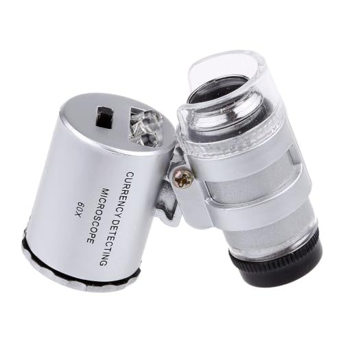 Kare & Kind 60X Mini Illuminated Jeweler LED UV Lens Loupe
