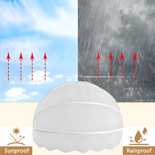 Auvent pliable protection UV optimale et housse polyvalente de terrasse - 5