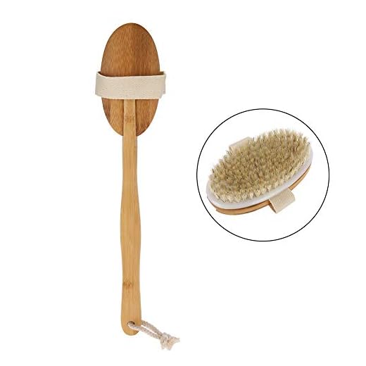 Anti Worm Flexibilitet 2 IN 1 Body Massager, bekväm lång kroppsmassage borste, mjuk lång handtag design för rengöring av hudens mjukhet