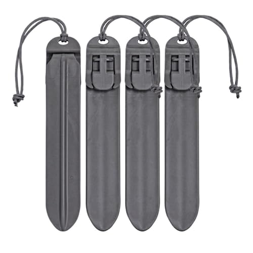ACEXIER Bâton Tactique Molle à libération Rapide Pals Sangle Attache Clip Sangle acétal polymère 14,6 cm Accessoires de Chasse, Bronzé-4 pièces, Taille...