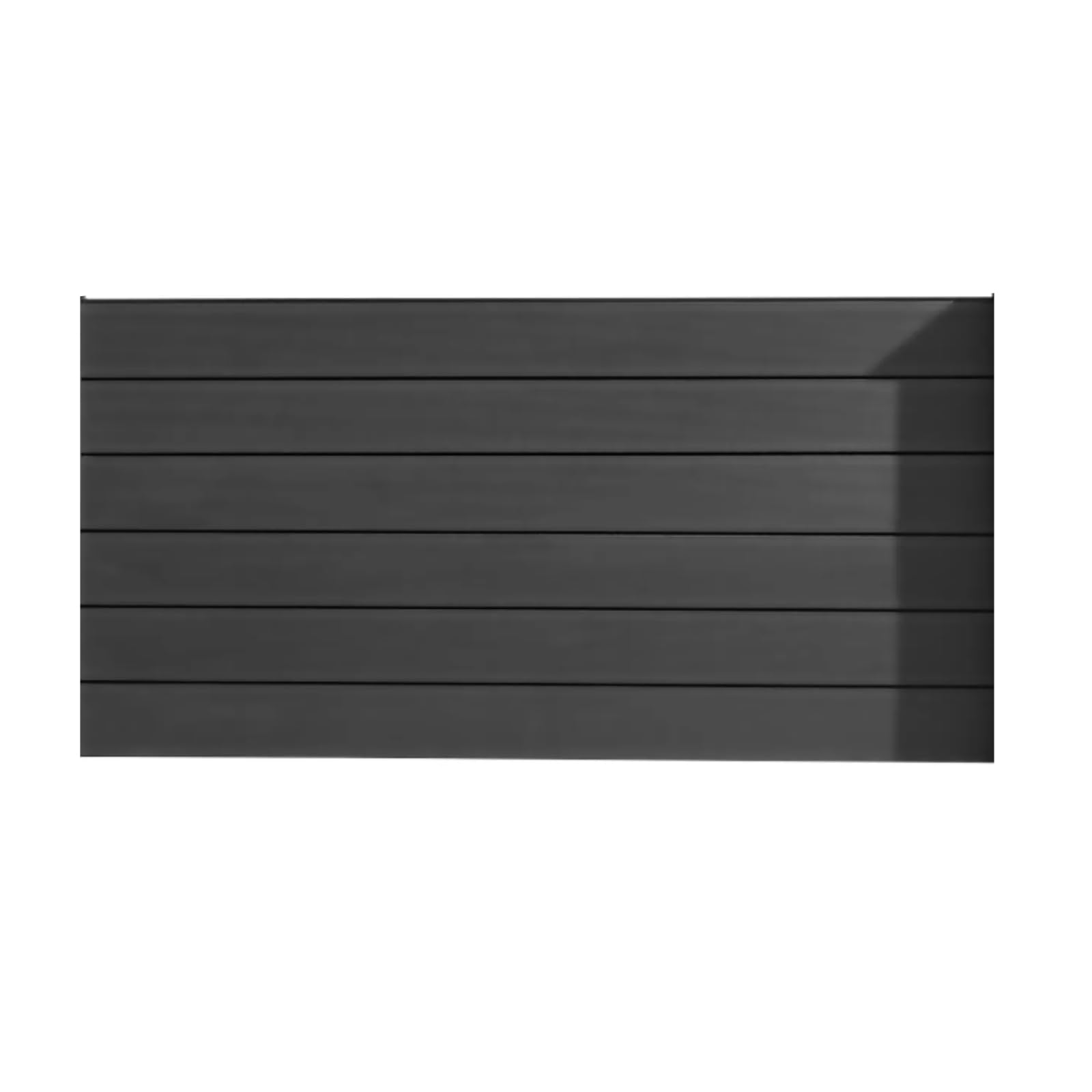 HORI Sichtschutzzaun Stecksystem WPC Lamellen 90×180 cm