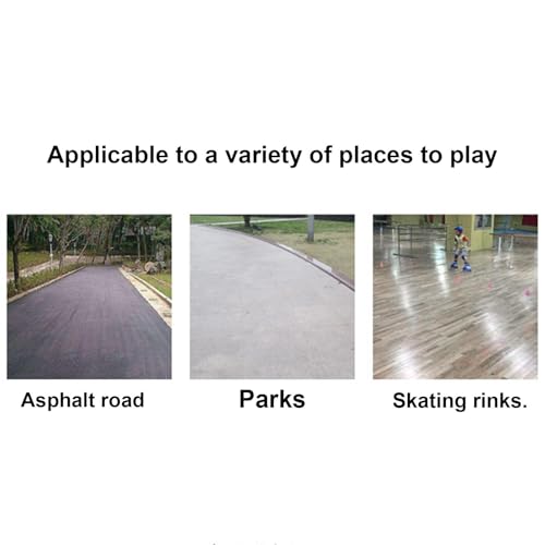 Roues de patins à roulettes lumineuses résistantes à l'usure pour roller double rangée - 5