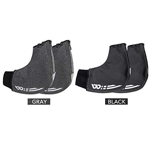 Andoer 1 par de luvas quentes de guiador de bicicleta luvas à prova de vento para motocicleta aquece