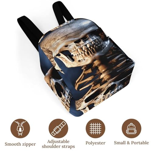 Mochila de esqueleto ideal para negocios o ocasiones informales con tela Oxford 6