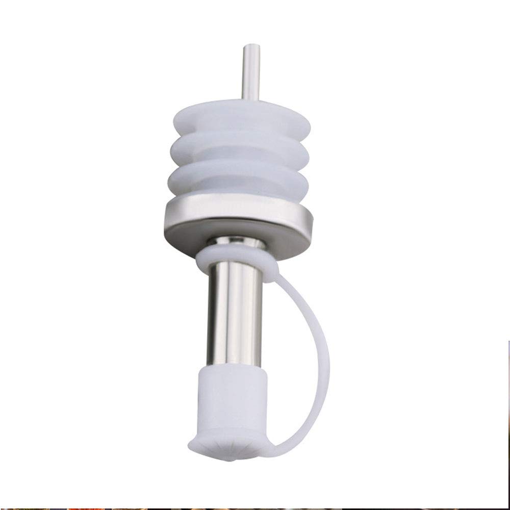 GWEI 1/4/6/10 pz versatore a flusso libero in acciaio inox, versatore di bevande, versatore di vino, versatore di liquori, beccuccio per vino, liquore, olio d'oliva, caffè, sciroppo, aceto