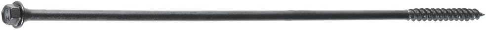 FMTLOK10-250 TimberLOK Heavy-Duty Wood Screw, 10 Inches, 250-Count,Black