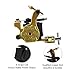 BAMTTOO Coil Tattoo Machine Gun 10 Wraps Alloy Tattoo Coils Machine Liner Shader Guns for Tattoo Artists Beginners (Gold)