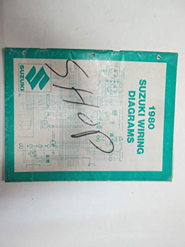 1980 Suzuki Motorcycle T Models Wiring Diagrams Manual P/N 99923-80755 ***