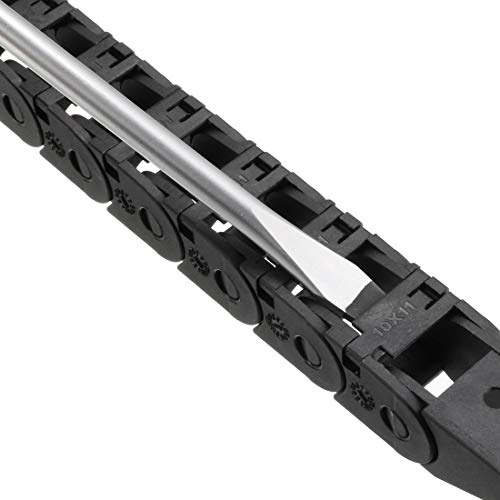 Porte-câble de chaîne avec connecteurs d'extrémité routeur CNC 10x11mm - 5