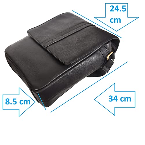 Image of Sassora Genuine Leather Men's Everyday Crossbody Bag /Sling