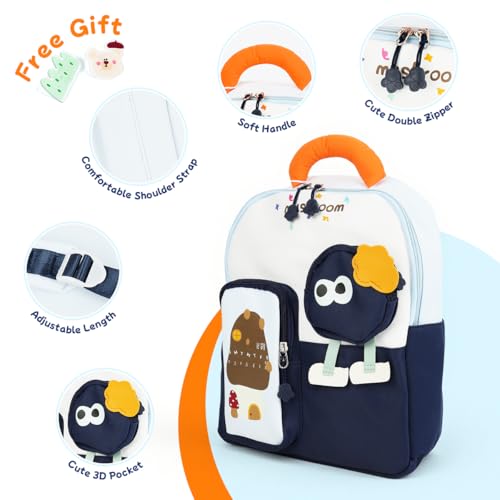 Image of PALAY Mini Toddler Bag for 2-5 Years Cute Cartoon Small Kids Bag with Small Pouch Lightweight Mini Toddler Backpack