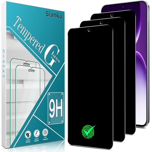 Slanku 3 Pack for Samsung Galaxy S25 FE Privacy Screen Protector Anti-Spy Private Tempered Glass Case Friendly 9H Hardness
