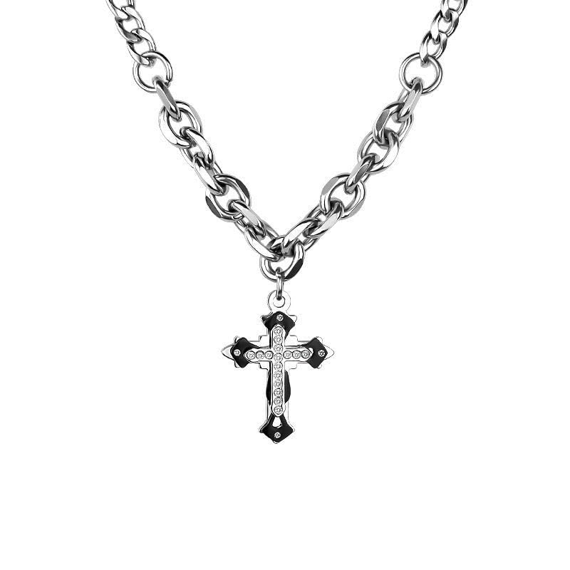 Collier chaîne gourmette plaqué argent pour parfaire votre look street et hip hop