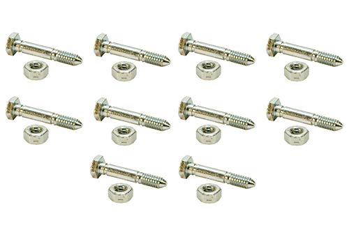 10 Pack Snow Shear Pins Fits Ariens 532005 53200500 John Deere AM123342