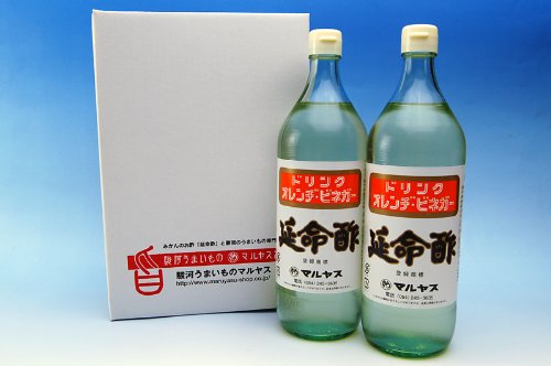 Amazon.co.jp: マルヤス みかんのお酢 延命酢 ドリンク オレンヂ
