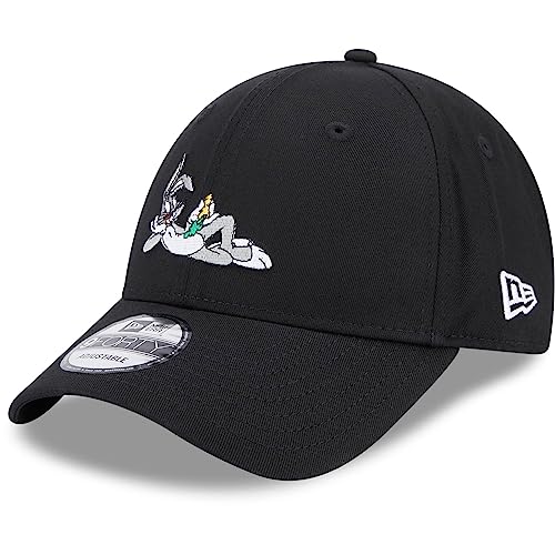 New Era 9Forty Looney Tunes - Gorra de Bugs Bunny, color negro, Negro , Talla única