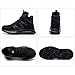 SYLPHID Steel Toe Shoes for Men High top Steel Toe Sneakers for Women Work Boots with Air Cushion Safety Footwear