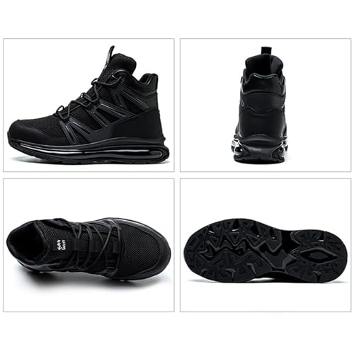 SYLPHID Mens Steel Toe Shoes Womens Steel Toed Sneakers Work Boots with Air Cushion Lightweight Comfortable and Breathable2