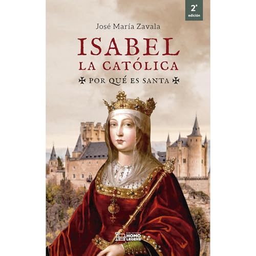 Isabel la Católica Audiolibro Por José María Zavala arte de portada