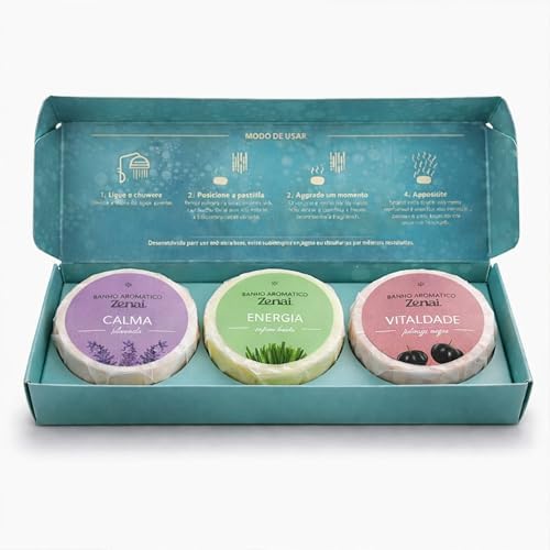Banho Aromático Zenai - 3 Pastilhas Com Óleo Essencial | Aromater...