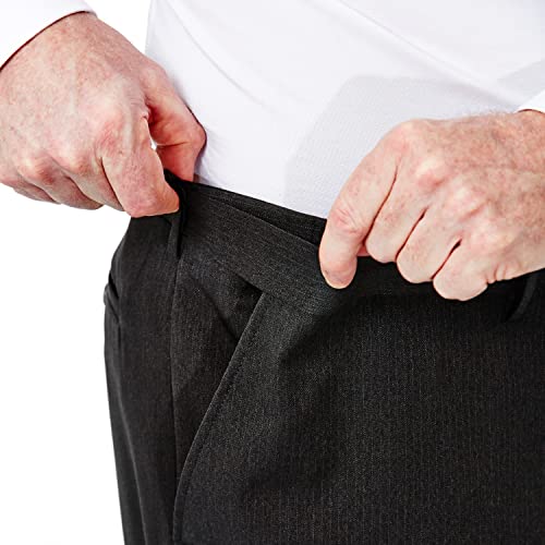 Haggar Men's Classic Fit Soild Stretch Suit Separate Pant (Regular and Big and Tall)4