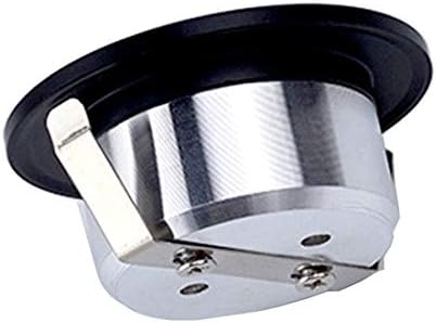 Pack of 6 5W COB-Chipset LED Ceiling Cabinet Flush Mount Recessed Light Fixture Indoor Black 3000K