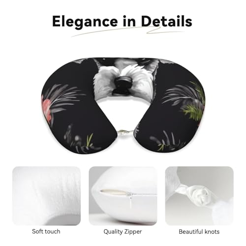 Almohada de viaje de espuma viscoelástica tamaño estándar miniatura 2